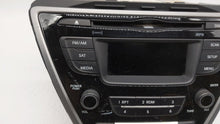 2014-2016 Hyundai Elantra Radio AM FM Cd Player Receiver Replacement P/N:961703X156GU 96170-3X156GU Fits 2014 2015 2016 OEM Used Auto Parts - Oemusedautoparts1.com