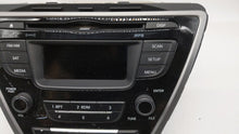 2014-2016 Hyundai Elantra Radio AM FM Cd Player Receiver Replacement P/N:961703X156GU 96170-3X156GU Fits 2014 2015 2016 OEM Used Auto Parts - Oemusedautoparts1.com