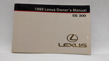 1999 Lexus Es300 Owners Manual Book Guide OEM Used Auto Parts - Oemusedautoparts1.com