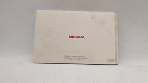 2005 Nissan Maxima Owners Manual Book Guide OEM Used Auto Parts - Oemusedautoparts1.com