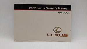 2002 Lexus Es300 Owners Manual Book Guide P/N:01999-33555 OEM Used Auto Parts - Oemusedautoparts1.com