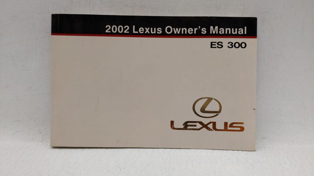 2002 Lexus Es300 Owners Manual Book Guide P/N:01999-33555 OEM Used Auto Parts - Oemusedautoparts1.com