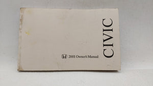 2001 Honda Civic Owners Manual Book Guide P/N:00X31-S5A-6003 OEM Used Auto Parts - Oemusedautoparts1.com