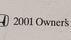 2001 Honda Civic Owners Manual Book Guide P/N:00X31-S5A-6003 OEM Used Auto Parts - Oemusedautoparts1.com