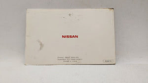 2004 Nissan Maxima Owners Manual Book Guide OEM Used Auto Parts - Oemusedautoparts1.com