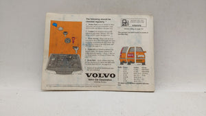 1996 Volvo 850 Owners Manual Book Guide OEM Used Auto Parts - Oemusedautoparts1.com