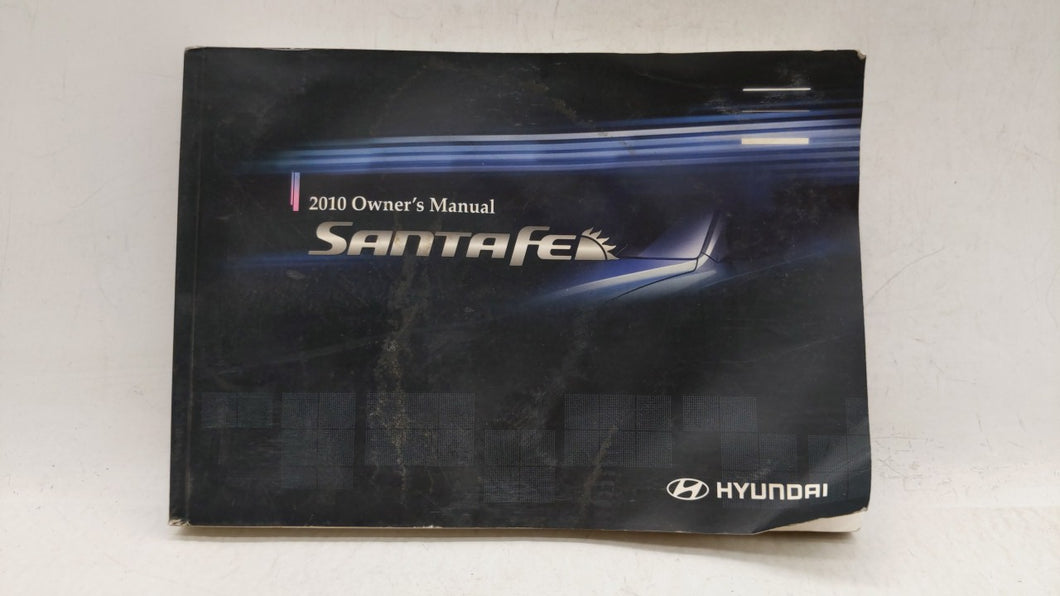 2010 Hyundai Santa Fe Owners Manual Book Guide OEM Used Auto Parts - Oemusedautoparts1.com