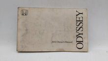 2002 Honda Odyssey Owners Manual Book Guide P/N:00X31-S0X-6300 OEM Used Auto Parts - Oemusedautoparts1.com