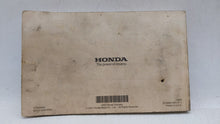 2002 Honda Odyssey Owners Manual Book Guide P/N:00X31-S0X-6300 OEM Used Auto Parts - Oemusedautoparts1.com