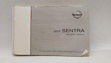 2007 Nissan Sentra Owners Manual Book Guide P/N:OM7E-OB1U6O OEM Used Auto Parts - Oemusedautoparts1.com