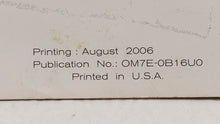 2007 Nissan Sentra Owners Manual Book Guide P/N:OM7E-OB1U6O OEM Used Auto Parts - Oemusedautoparts1.com