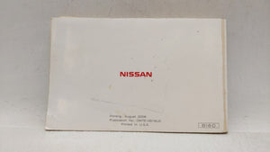 2007 Nissan Sentra Owners Manual Book Guide P/N:OM7E-OB1U6O OEM Used Auto Parts - Oemusedautoparts1.com