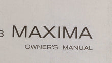 2003 Nissan Maxima Owners Manual Book Guide P/N:0M3E-0A33U0 OEM Used Auto Parts - Oemusedautoparts1.com