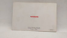 2003 Nissan Maxima Owners Manual Book Guide P/N:0M3E-0A33U0 OEM Used Auto Parts - Oemusedautoparts1.com