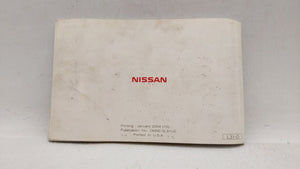 2005 Nissan Altima Owners Manual Book Guide P/N:OM5E-OL31U0 OEM Used Auto Parts - Oemusedautoparts1.com