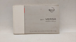 2011 Nissan Versa Owners Manual Book Guide OEM Used Auto Parts - Oemusedautoparts1.com