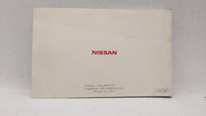 2003 Nissan Altima Owners Manual Book Guide OEM Used Auto Parts - Oemusedautoparts1.com