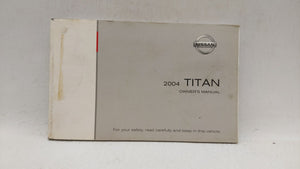 2004 Nissan Titan Owners Manual Book Guide OEM Used Auto Parts - Oemusedautoparts1.com