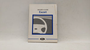 1997 Ford Escort Owners Manual Book Guide OEM Used Auto Parts - Oemusedautoparts1.com