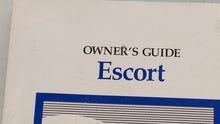 1997 Ford Escort Owners Manual Book Guide OEM Used Auto Parts - Oemusedautoparts1.com