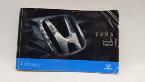 2005 Honda Odyssey Owners Manual Book Guide OEM Used Auto Parts - Oemusedautoparts1.com