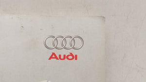 1999 Audi A6 Owners Manual Book Guide OEM Used Auto Parts - Oemusedautoparts1.com