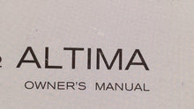 2002 Nissan Altima Owners Manual Book Guide OEM Used Auto Parts - Oemusedautoparts1.com