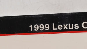 1999 Lexus Es300 Owners Manual Book Guide OEM Used Auto Parts - Oemusedautoparts1.com