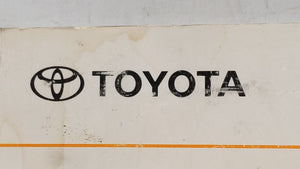 1998 Toyota Camry Owners Manual Book Guide P/N:01999-33473 OEM Used Auto Parts - Oemusedautoparts1.com