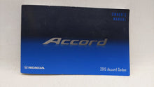 2005 Honda Accord Owners Manual Book Guide OEM Used Auto Parts - Oemusedautoparts1.com