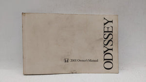 2001 Honda Odyssey Owners Manual Book Guide P/N:00X31-S0X-6203 OEM Used Auto Parts - Oemusedautoparts1.com