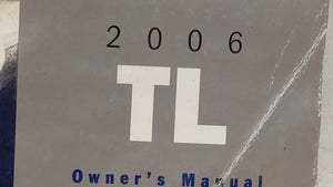 2006 Acura Tl Owners Manual Book Guide OEM Used Auto Parts - Oemusedautoparts1.com