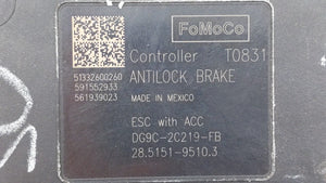 2013 Ford Fusion ABS Pump Control Module Replacement P/N:DG9C-2C405-AH DG9C-2C405-FB Fits OEM Used Auto Parts - Oemusedautoparts1.com