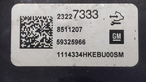 2014-2016 Chevrolet Impala ABS Pump Control Module Replacement P/N:23432685 23492832 Fits 2014 2015 2016 OEM Used Auto Parts - Oemusedautoparts1.com