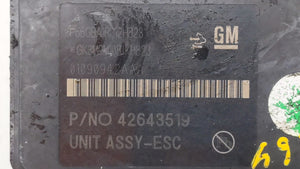 2017-2018 Chevrolet Trax ABS Pump Control Module Replacement P/N:42643519 42520669 Fits 2017 2018 2019 OEM Used Auto Parts - Oemusedautoparts1.com