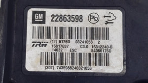 2013-2016 Chevrolet Malibu ABS Pump Control Module Replacement P/N:22973923 22815252 Fits 2012 2013 2014 2015 2016 OEM Used Auto Parts - Oemusedautoparts1.com