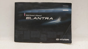 2010 Hyundai Elantra Owners Manual Book Guide OEM Used Auto Parts