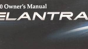 2010 Hyundai Elantra Owners Manual Book Guide OEM Used Auto Parts