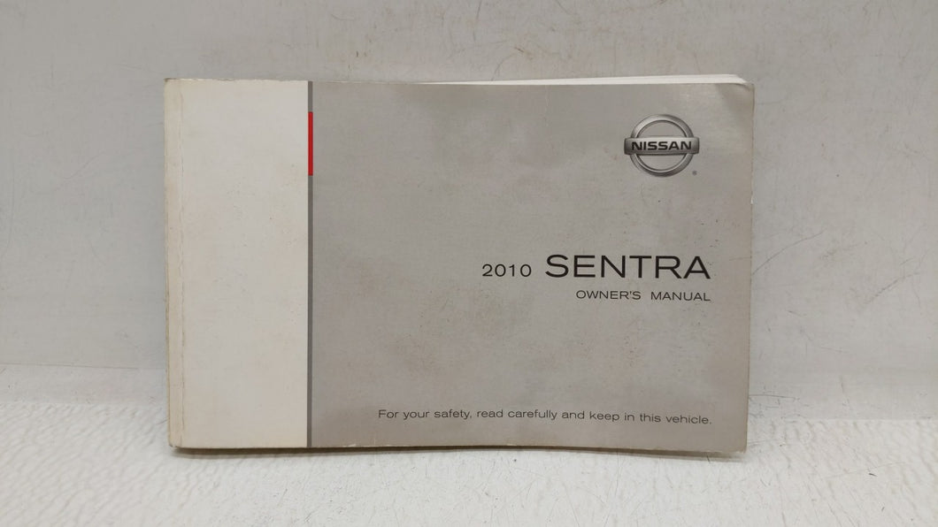 2010 Nissan Sentra Owners Manual Book Guide OEM Used Auto Parts