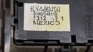 2004-2010 Ford Explorer Master Power Window Switch Replacement Driver Side Left P/N:7E5T-14963-AAW 6R33-14A564-CFW Fits OEM Used Auto Parts - Oemusedautoparts1.com