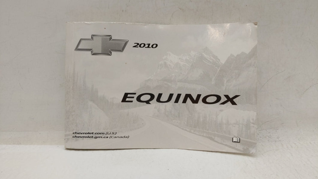 2010 Chevrolet Equinox Owners Manual Book Guide OEM Used Auto Parts