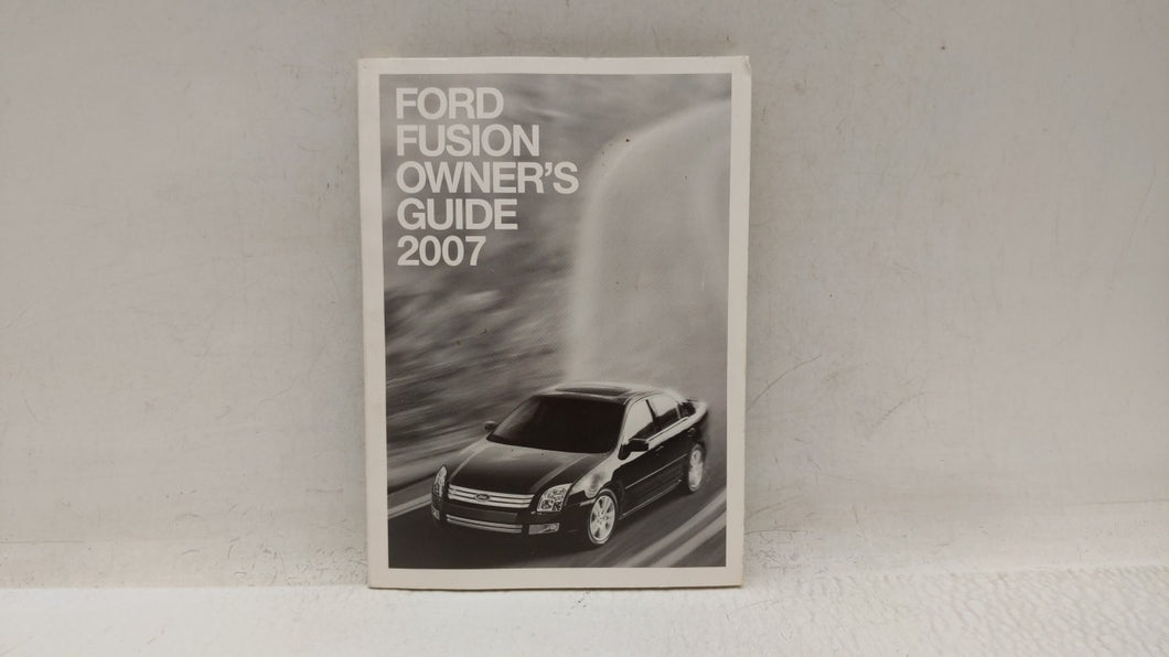 2007 Ford Fusion Owners Manual Book Guide OEM Used Auto Parts