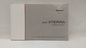 2005 Nissan Xterra Owners Manual Book Guide OEM Used Auto Parts