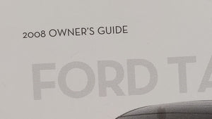 2008 Ford Taurus Owners Manual Book Guide OEM Used Auto Parts