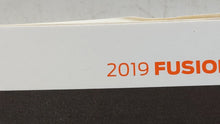 2019 Ford Fusion Owners Manual Book Guide OEM Used Auto Parts