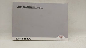 2016 Kia Optima Owners Manual Book Guide OEM Used Auto Parts