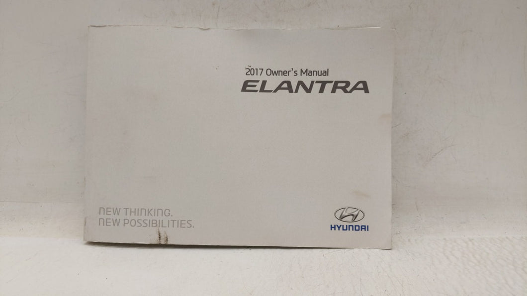 2017 Hyundai Elantra Owners Manual Book Guide OEM Used Auto Parts