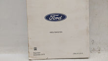 2017 Ford Fusion Owners Manual Book Guide OEM Used Auto Parts