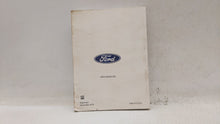 2017 Ford Fusion Owners Manual Book Guide OEM Used Auto Parts