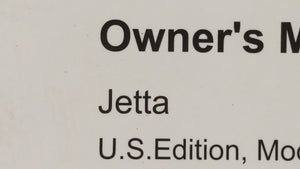 2014 Volkswagen Jetta Owners Manual Book Guide OEM Used Auto Parts